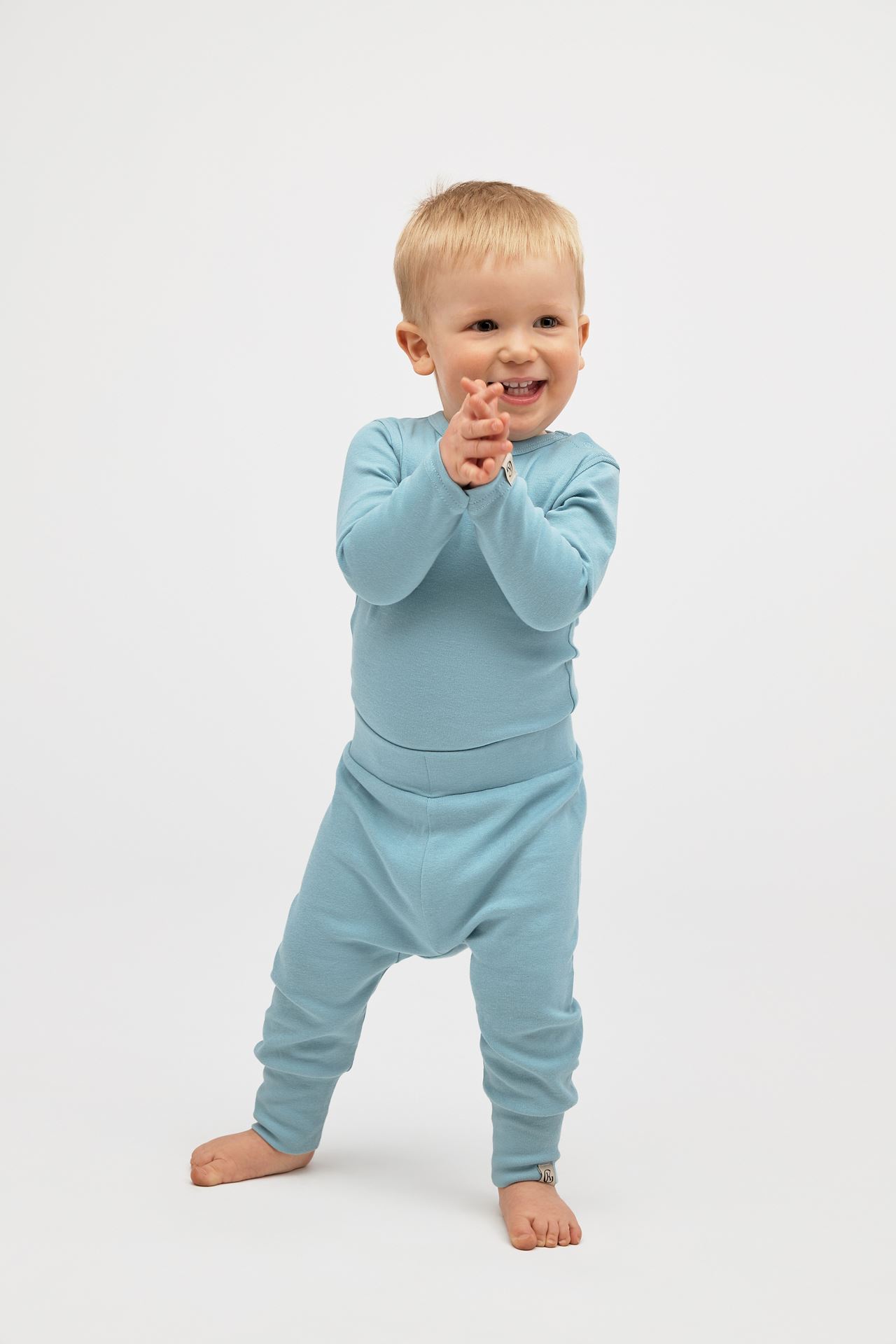 Gullkorn Villvette Body Askeblå