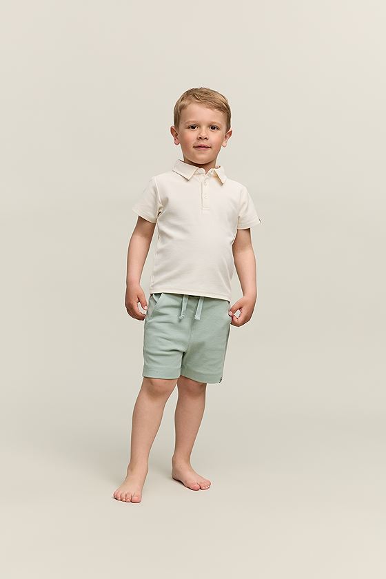 Gullkorn Villvette shorts Grågrønn