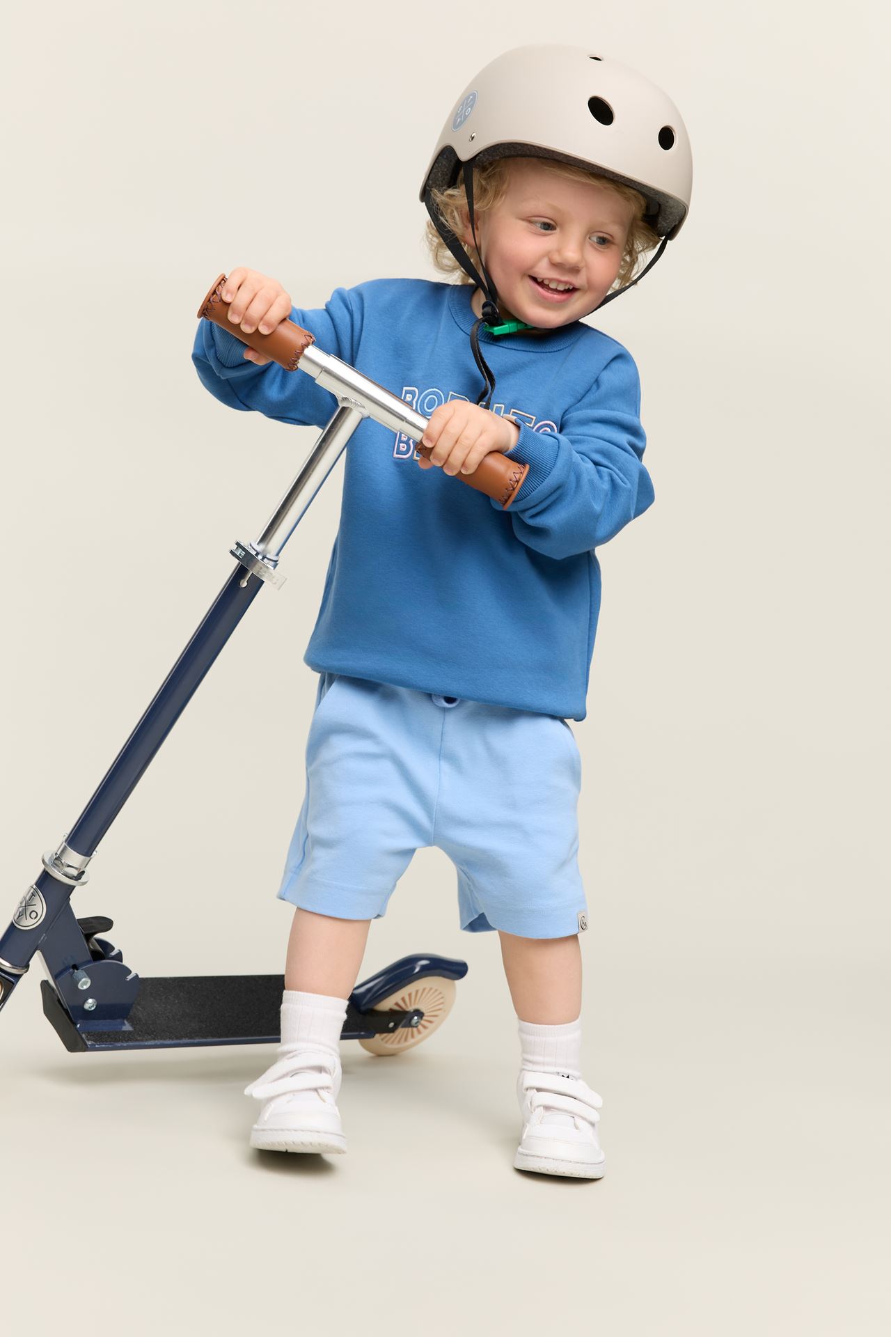 Gullkorn Villvette shorts Himmelblå