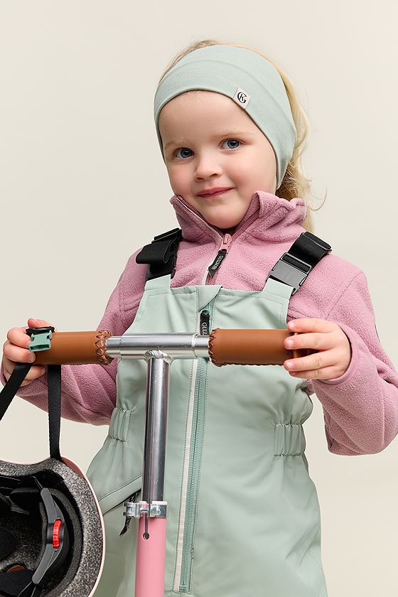 Gullkorn Clover Vindfleece Jakke Dus Rosa