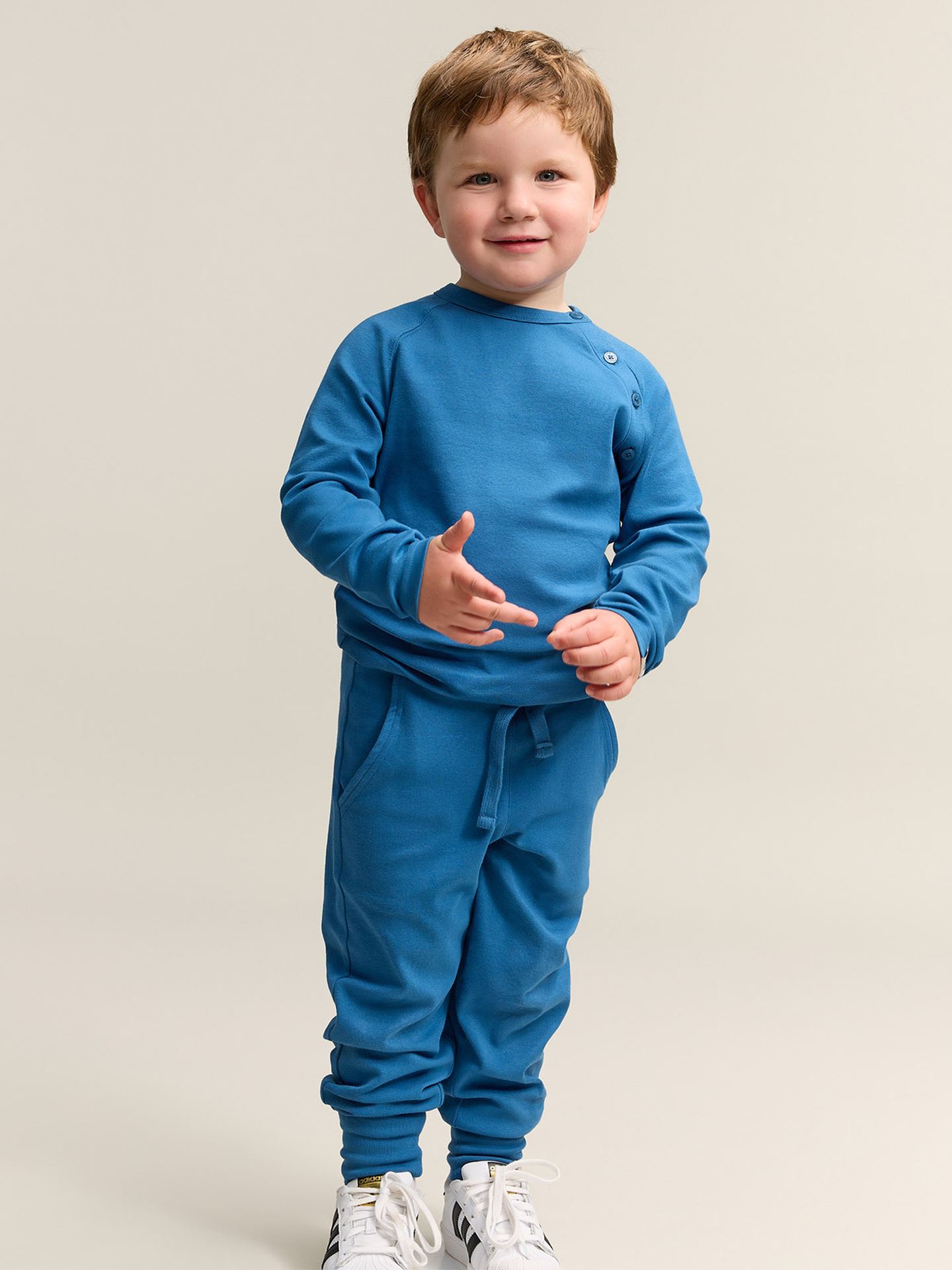 Gullkorn Villvette Bukse M Himmelblå