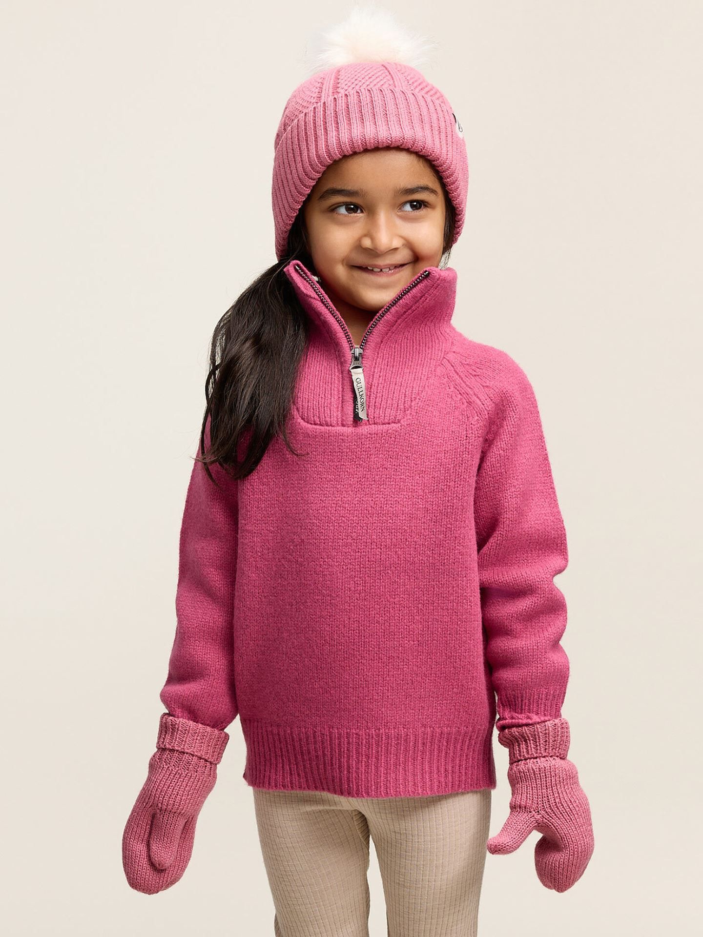 Gullkorn Norefjell Ullgenser Varm Rosa