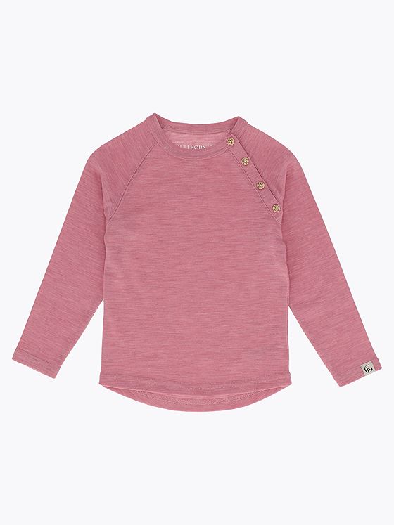 Gullkorn Villvette Ull Longsleeve Tåkerosa