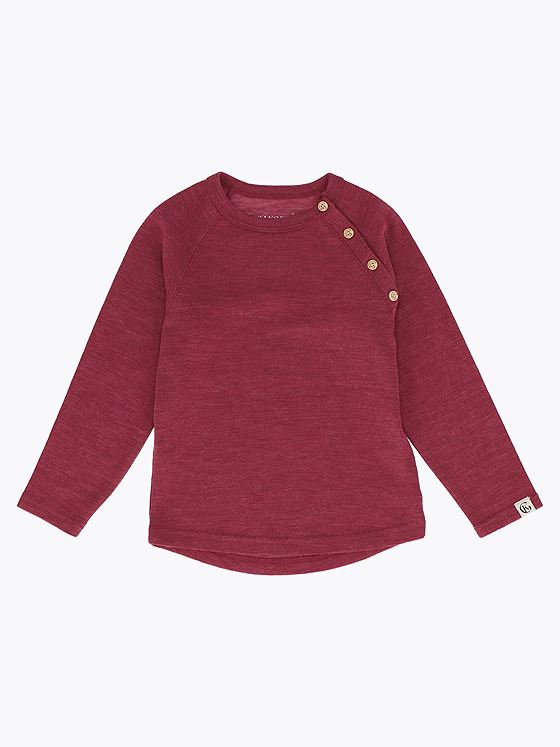 Gullkorn Villvette Ull Longsleeve Varm Rosa