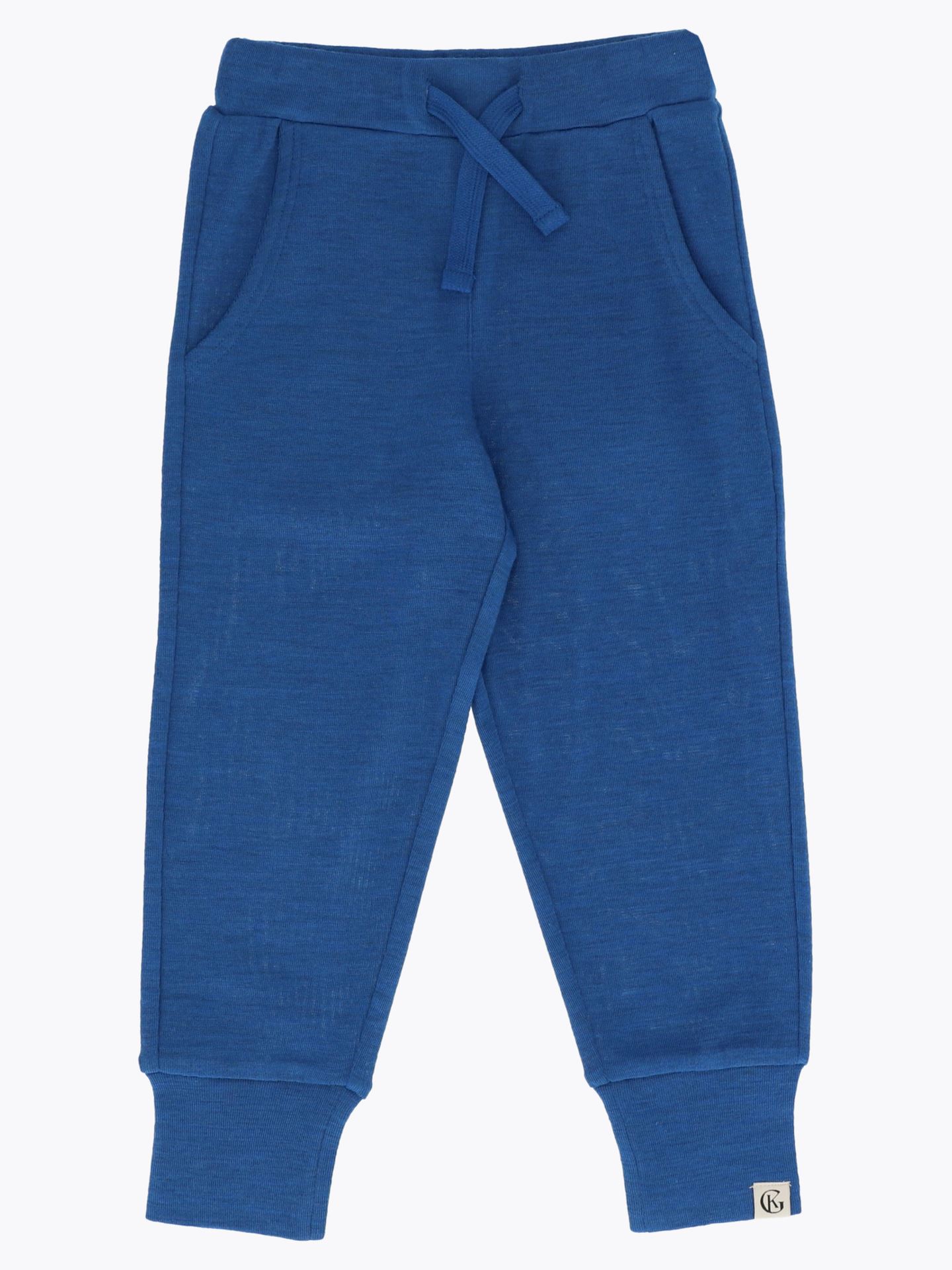 Gullkorn Villvette Ull Bukse M Himmelblå