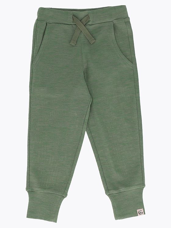 Gullkorn Villvette Ull Bukse Tåkegrønn