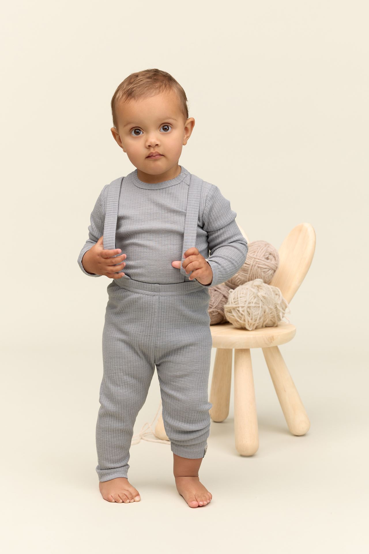 Gullkorn Chalk Ullbody Grå