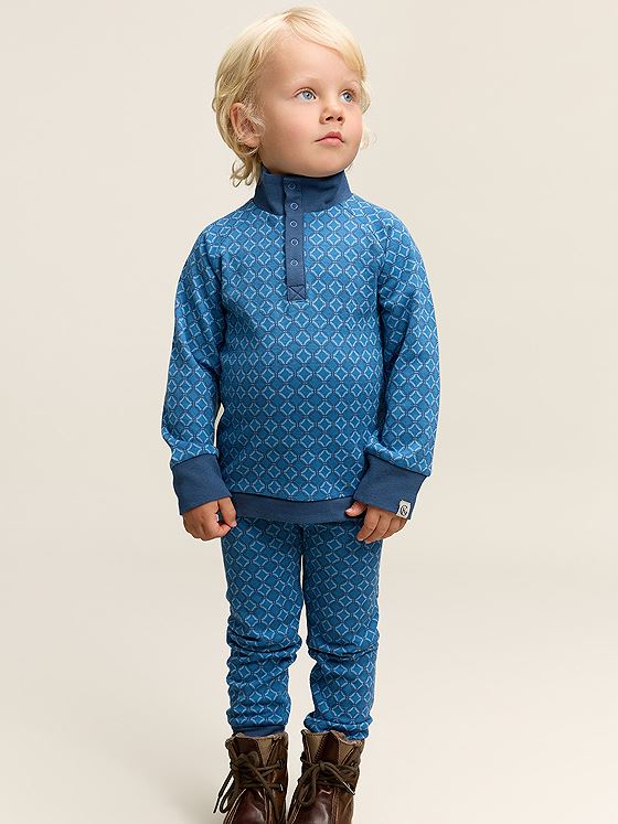 Gullkorn Axi Jacquard Longs M Himmelblå (P)