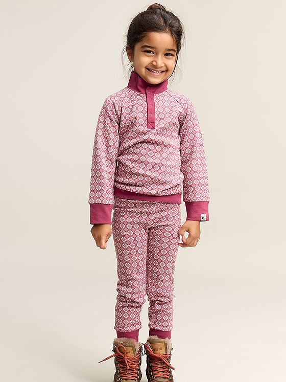 Gullkorn Axi Jacquard Longs Støvrosa (P)