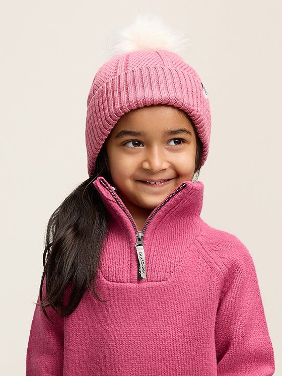 Gullkorn Gibbs Ull Lue Varm Rosa