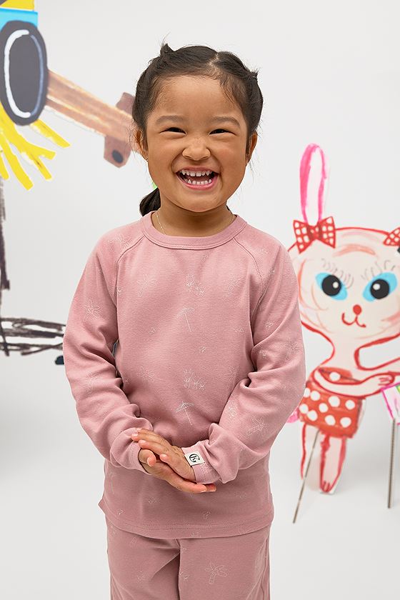 Gullkorn Bukkene Genser Grårosa (P)