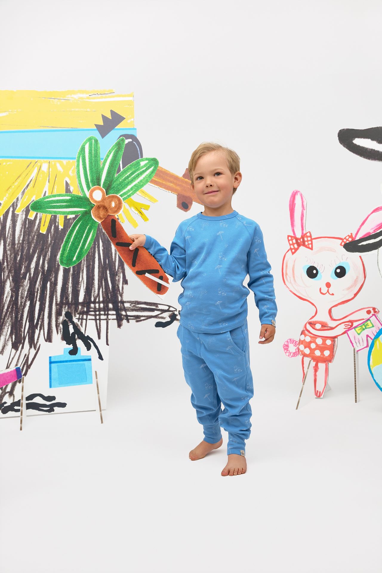 Gullkorn Bukkene Genser Lys Blå (P)