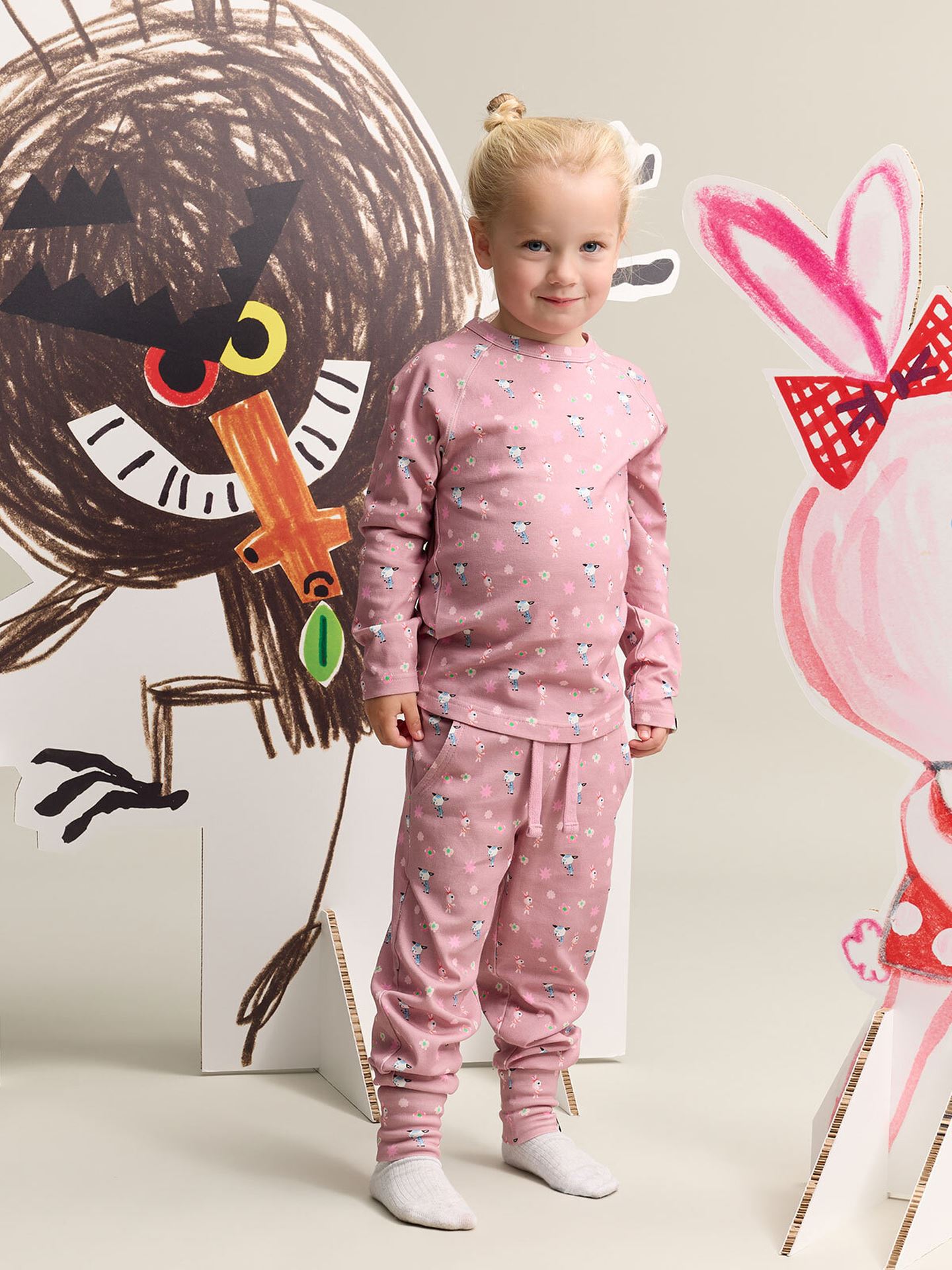 Gullkorn Bukkene Bukse Støvrosa (P)