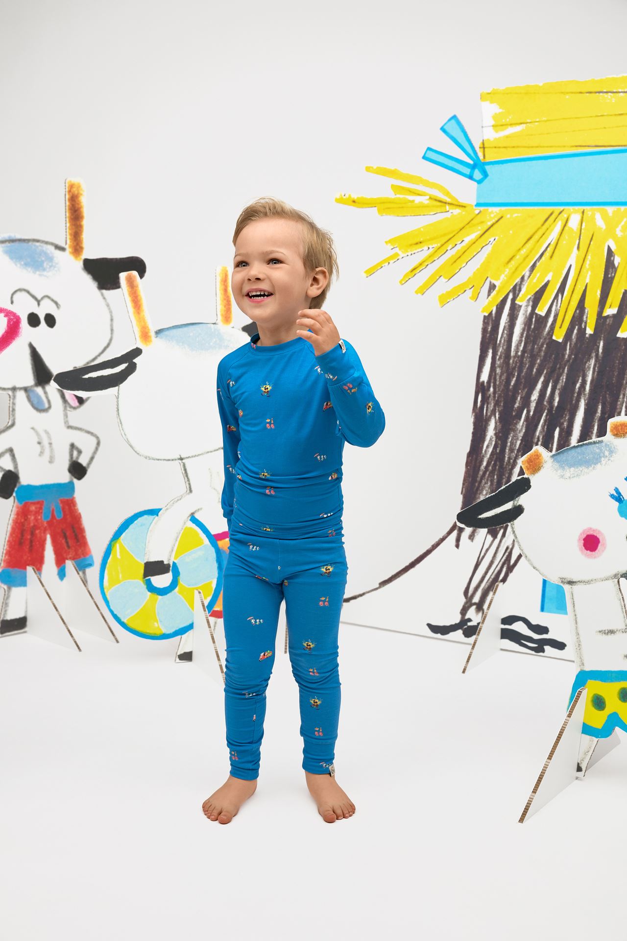 Gullkorn Bukkene Undertøy Blå (P)