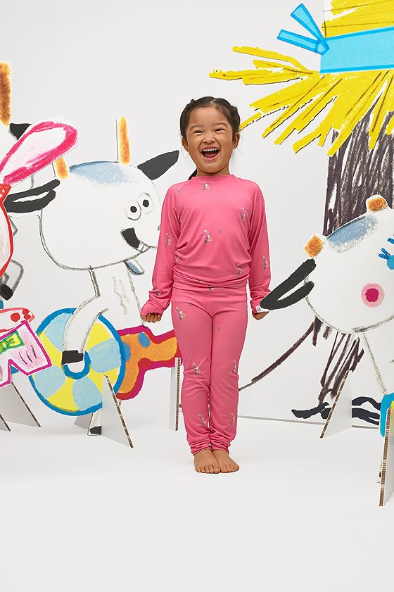 Gullkorn Bukkene Undertøy Rosa (P)